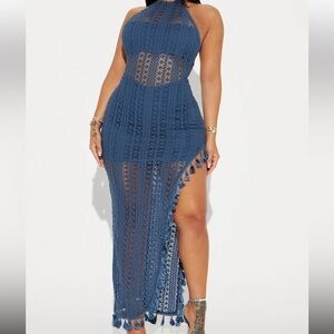 Crochet dress with under coverage